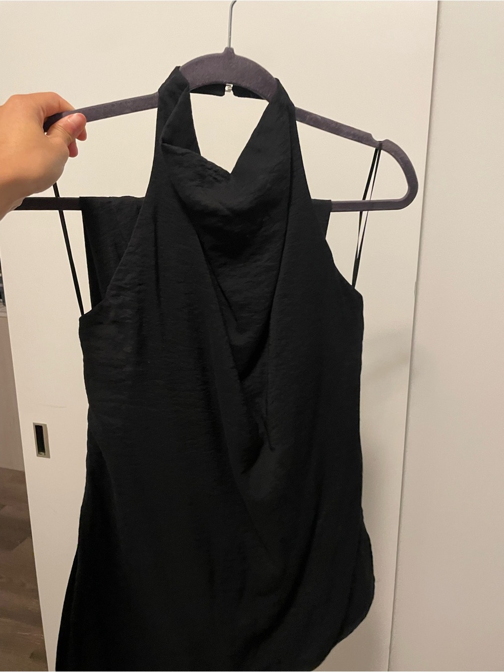 Aritzia Black Halter Top and Pant Set